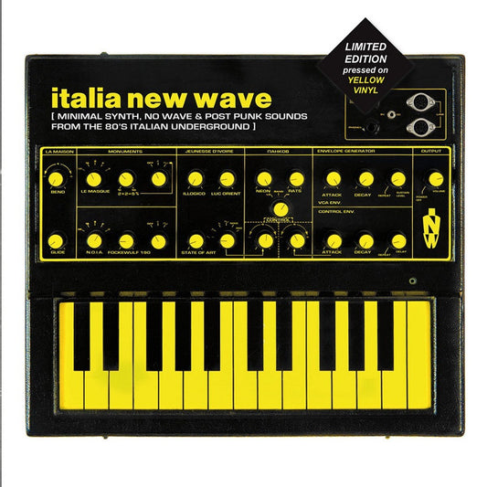 V/A - Italia New Wave - Minimal Synth, New Wave & Post Punk Sounds (Coloured Vinyl) - LP