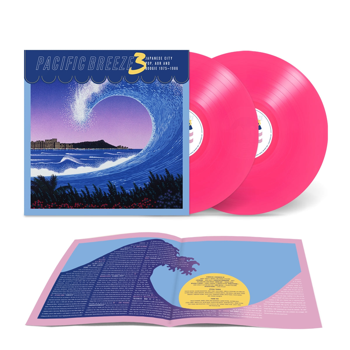 V/A - Pacific Breeze 3 - Japanese City Pop (pink vinyl) - 2LP