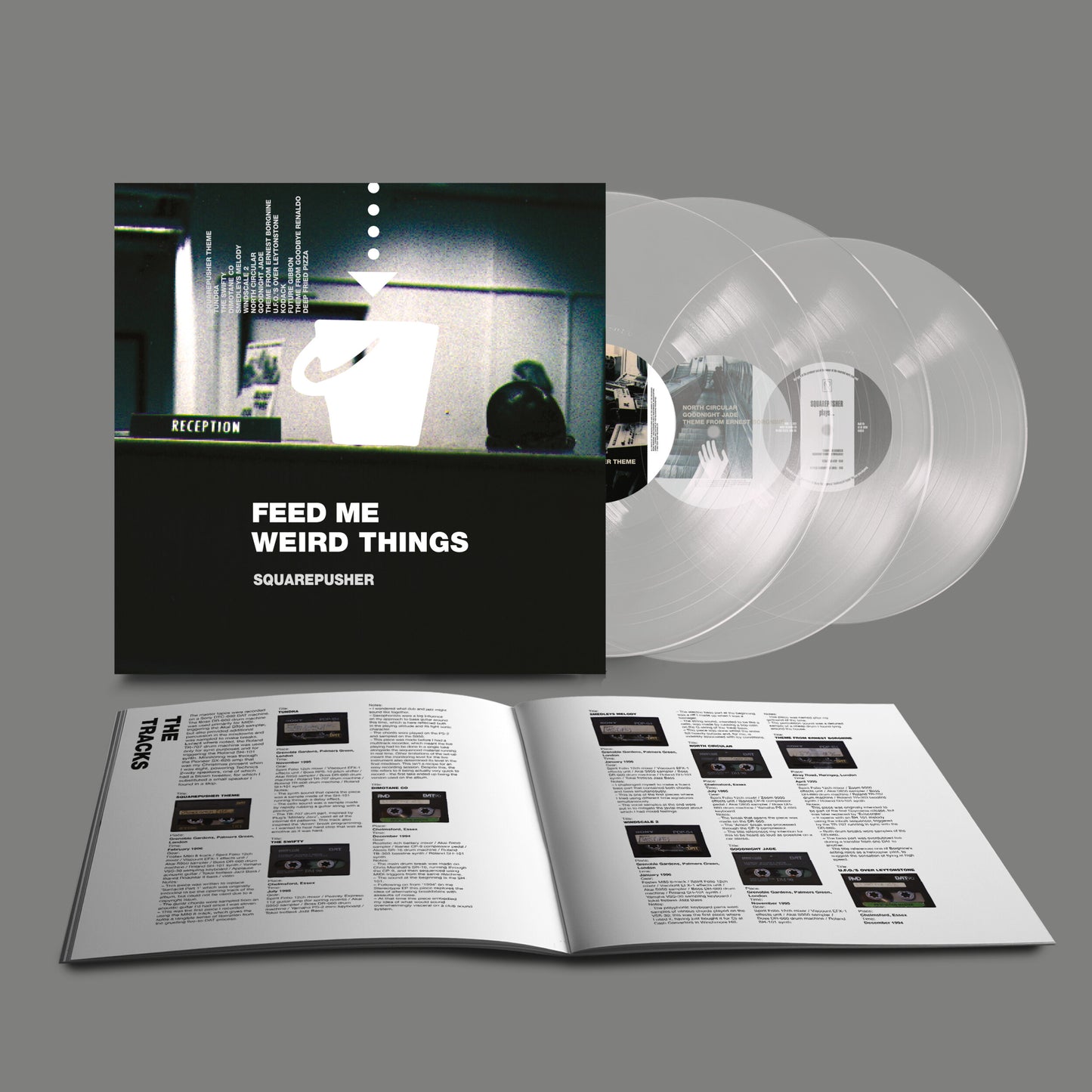 Squarepusher Feed Me Weird Things (Ltd. Remaster Clear) - 2LP+10"