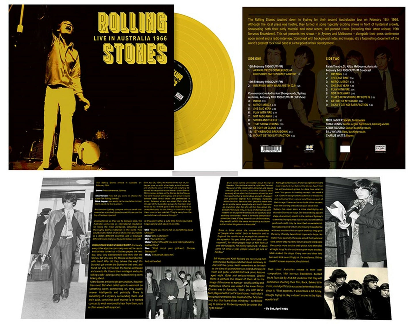 Rolling Stones - Live in Australia 1966 (Coloured) - LP