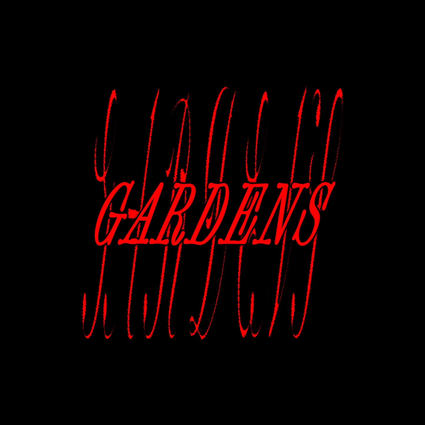 GARDENS - red font - Shirt