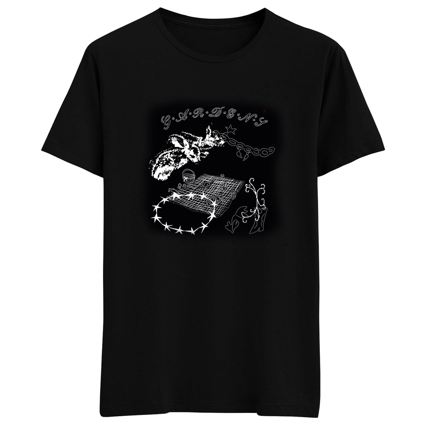 GARDENS - white font - Shirt