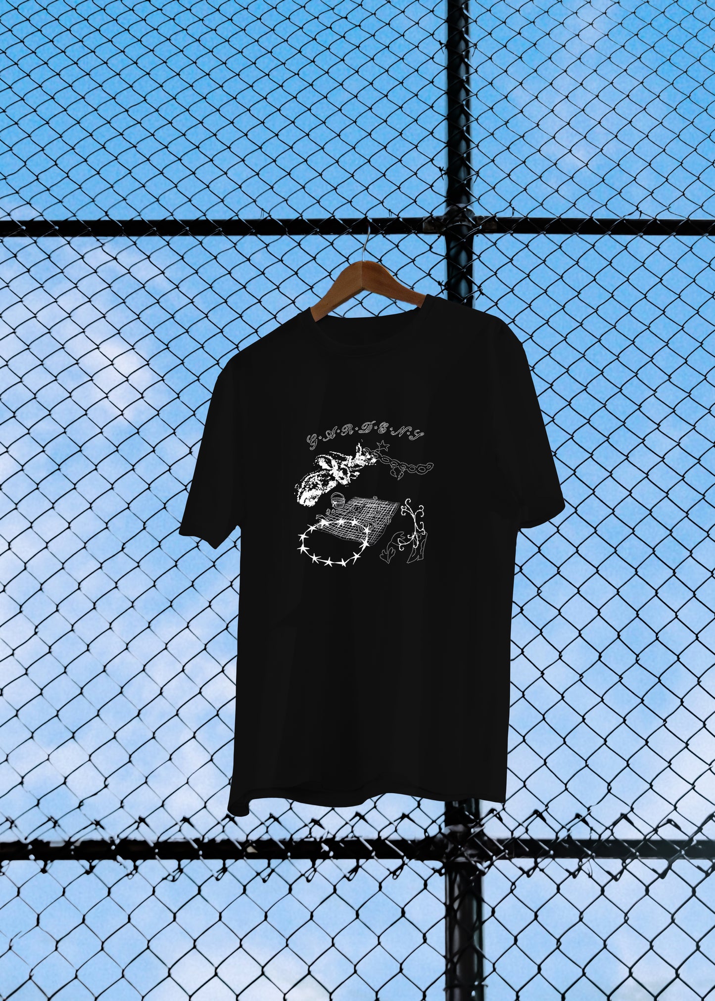 GARDENS - white font - Shirt