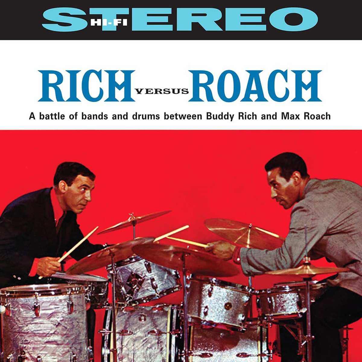 Buddy Rich & Max Roach - Rich Versus Roach - LP