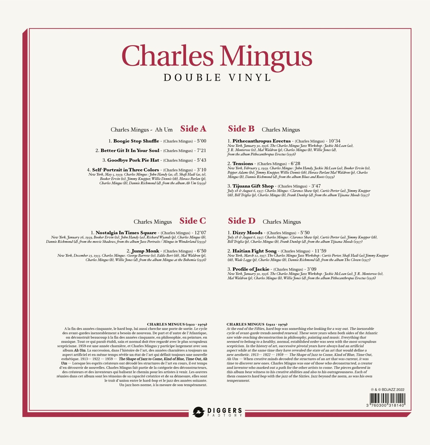 Charles Mingus - Essential Works: 1955-1959 - 2LP