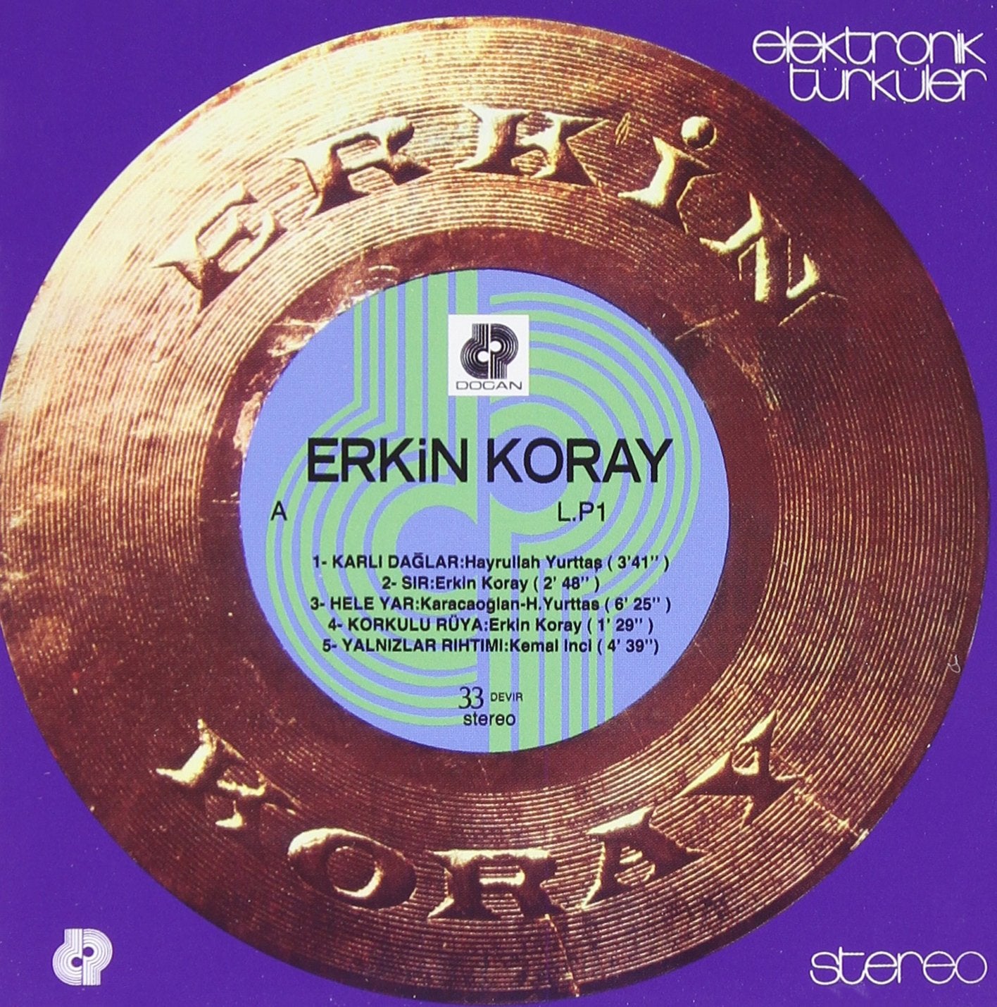 Erkin Koray - Elektronik Türküler - LP