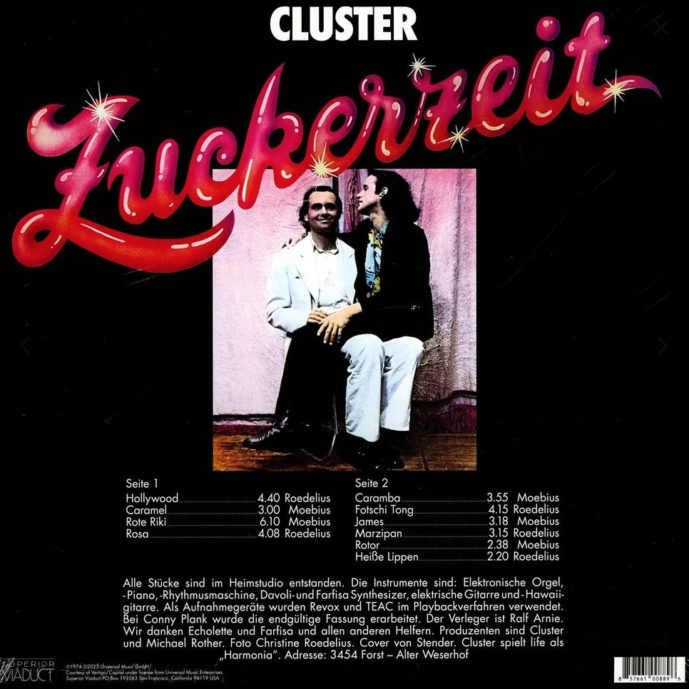 Cluster - Zuckerzeit - LP